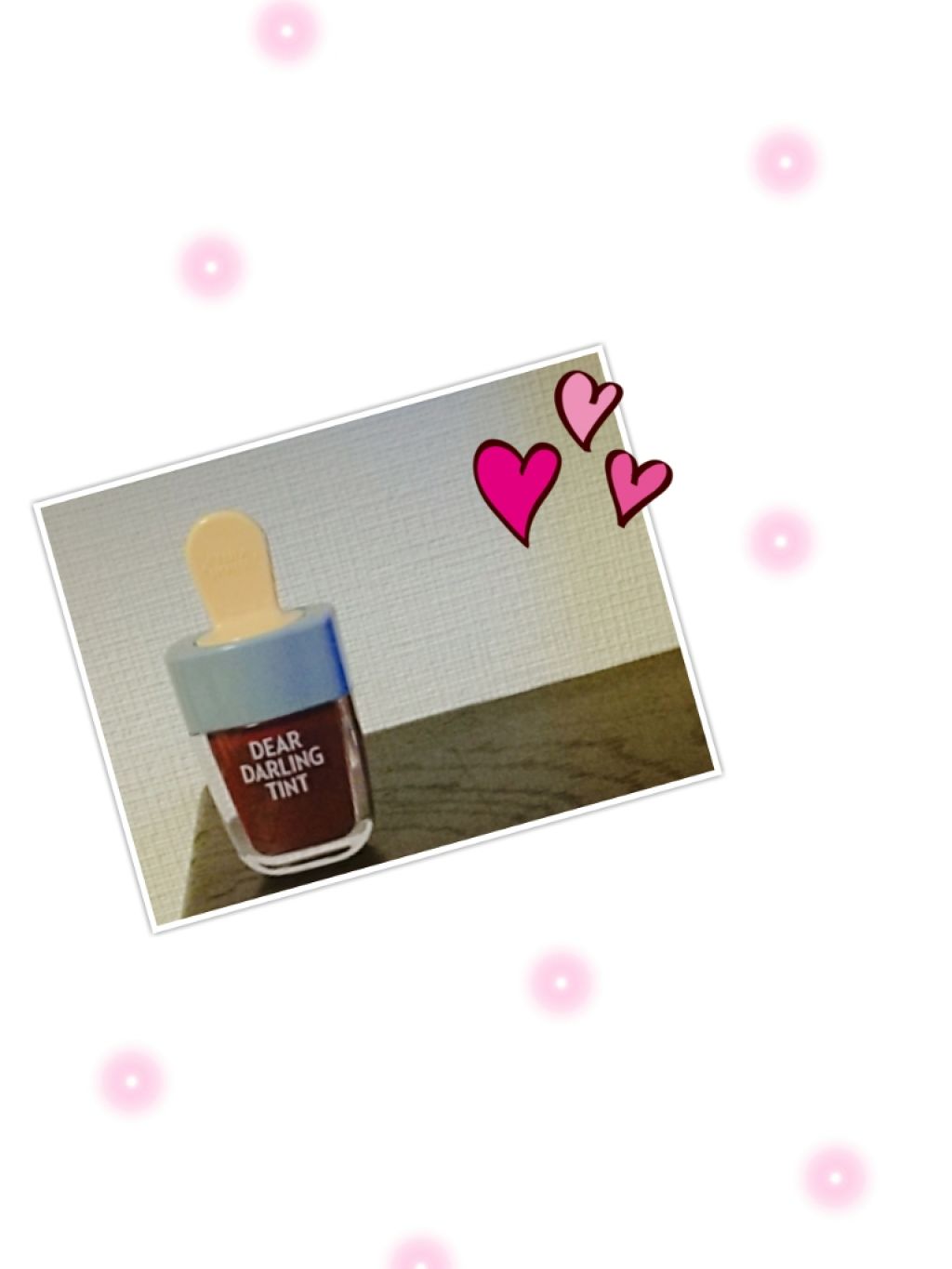 ディアダーリン ウォータージェルティント （アイスティント）/ETUDE/口紅を使ったクチコミ（1枚目）