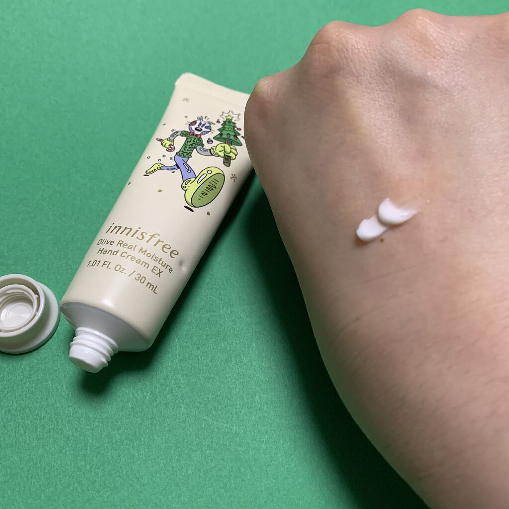 ハンドクリーム セット 2021 Green Holidays Edition/innisfree/ハンドクリームを使ったクチコミ（3枚目）