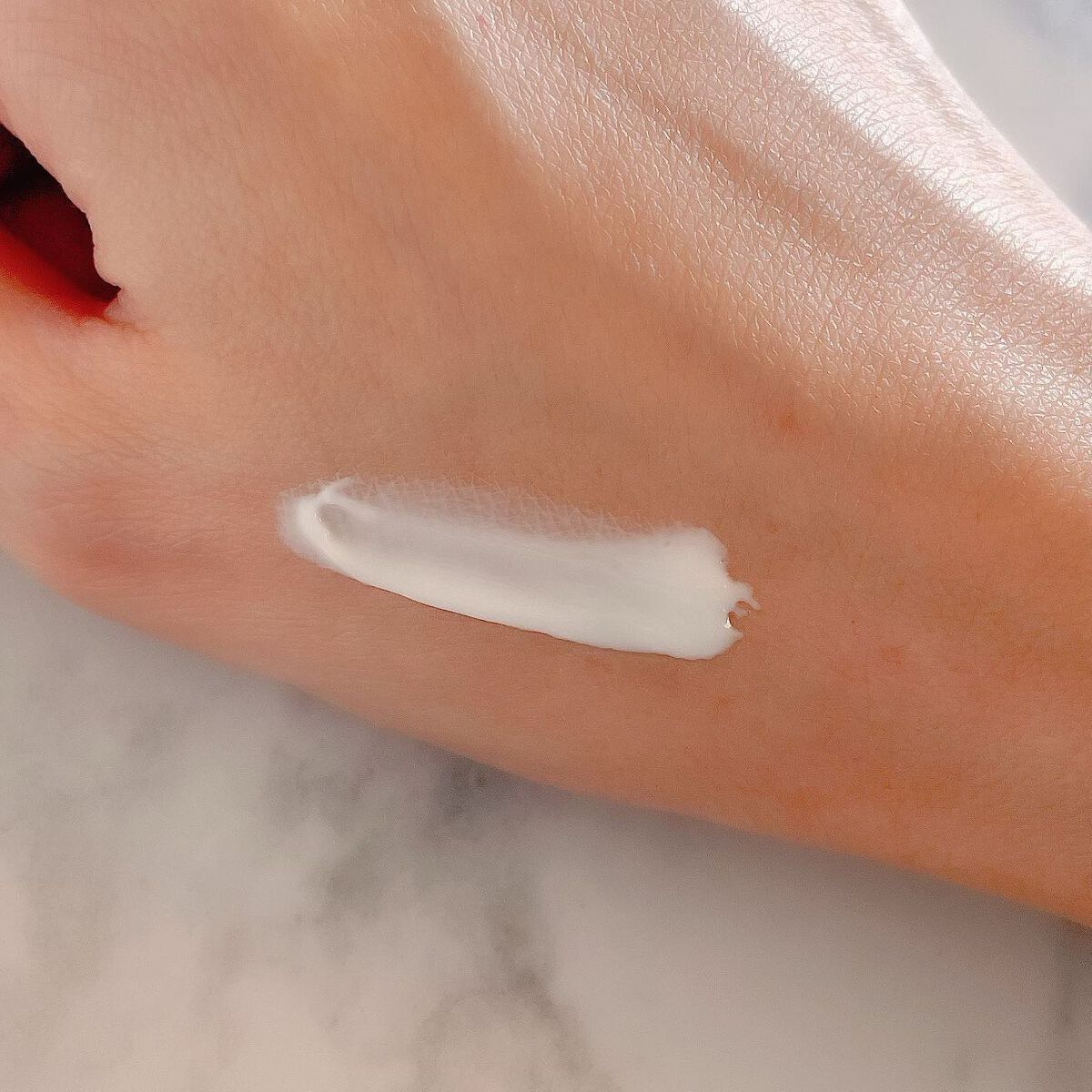 サンクリーム+/ DermaJ/日焼け止めクリームを使ったクチコミ(3枚目)