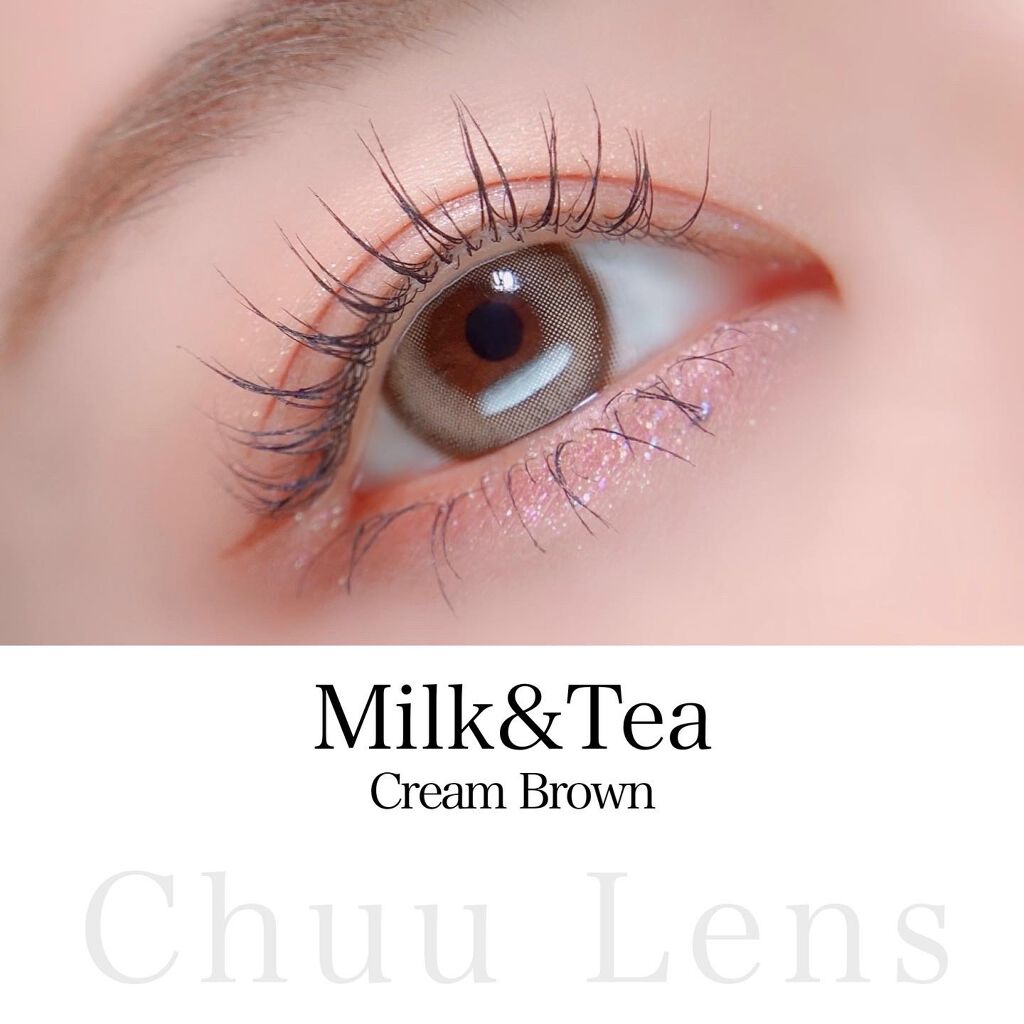 chuuLENS Milk&Tea 1day/chuu LENS/ワンデー(1DAY)カラコンを使ったクチコミ(1枚目)