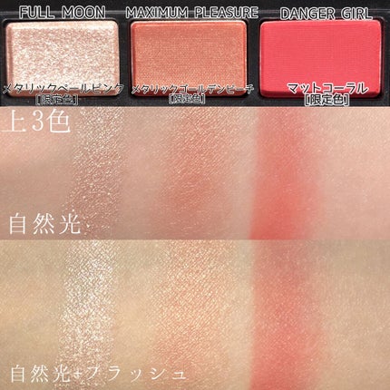 アンラップド ミニアイシャドーパレット ORGASM /NARS/アイシャドウパレットを使ったクチコミ(3枚目)