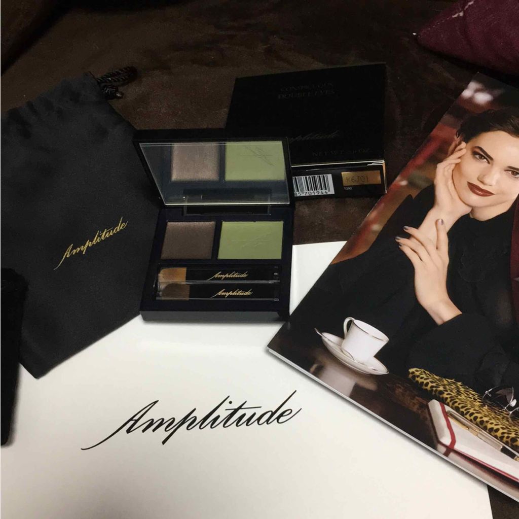 コンスピキュアス ダブルアイズ/Amplitude/アイシャドウパレットを使ったクチコミ(1枚目)