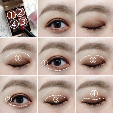 RMK シンクロマティック アイシャドウパレット/RMK/アイシャドウパレットを使ったクチコミ(4枚目)