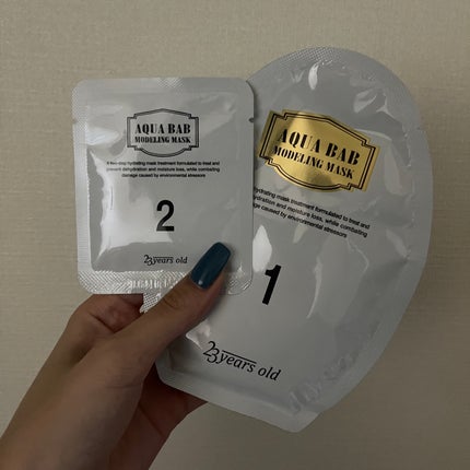 アクアバムモデリングマスク/23years old/洗い流すパック・マスクを使ったクチコミ(1枚目)