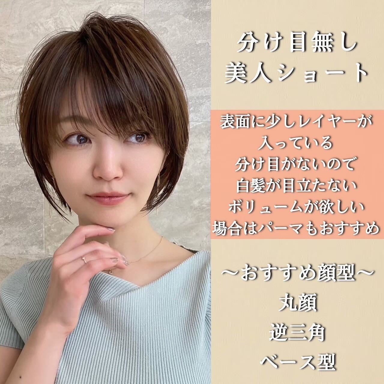 lond soleil 山本樹理 on LIPS 「朝のセットが楽になる‼️乾かすだけでまとまるショートヘア❣️@..」(5枚目)