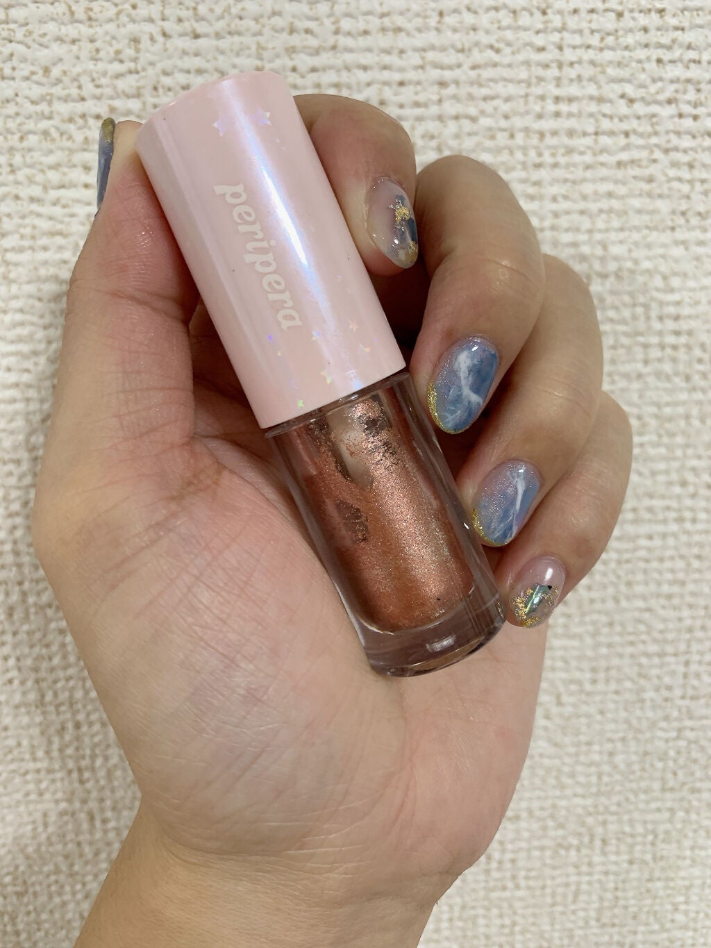 シュガー トゥインクル リキッド シャドウ/PERIPERA/リキッドアイシャドウを使ったクチコミ(2枚目)