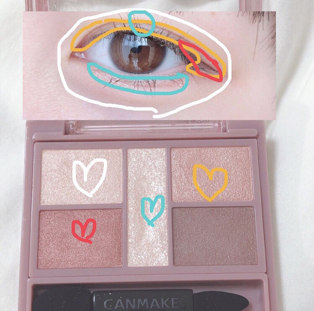 【旧品】パーフェクトスタイリストアイズ/キャンメイク/アイシャドウパレットを使ったクチコミ（2枚目）