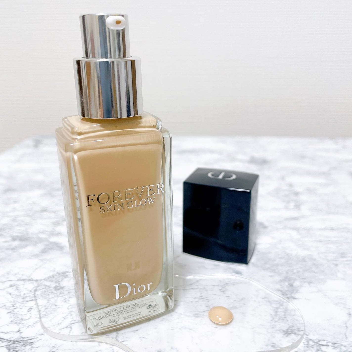 ディオールスキン フォーエヴァー フルイド グロウ/Dior/リキッドファンデーションを使ったクチコミ(1枚目)