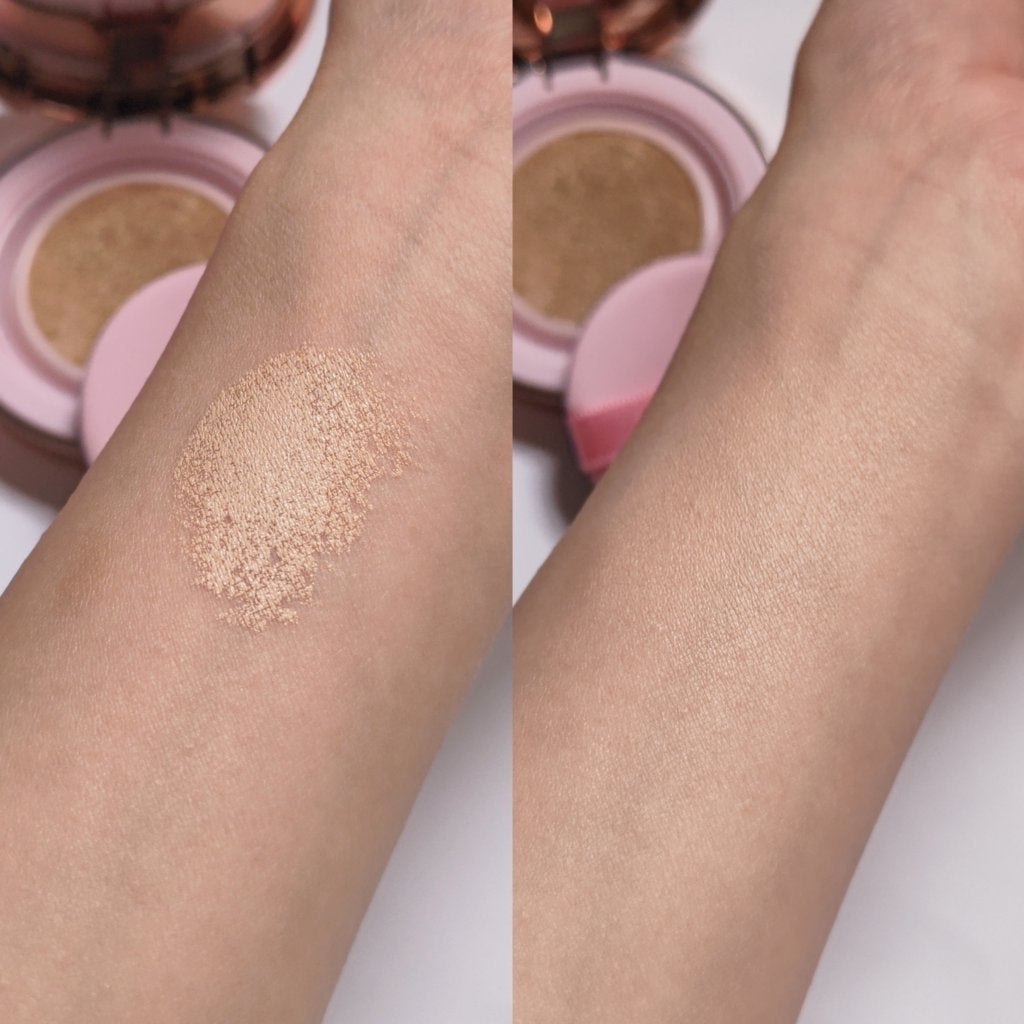 ピンクティーツリーカバーアップグロウクッション/APLIN/クッションファンデーションを使ったクチコミ(4枚目)