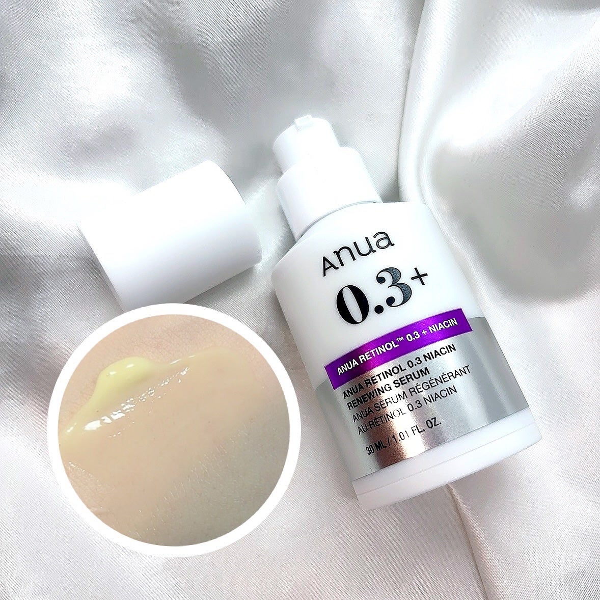 レチノール0.3 ナイアシンリニューイングセラム/Anua/美容液を使ったクチコミ(2枚目)