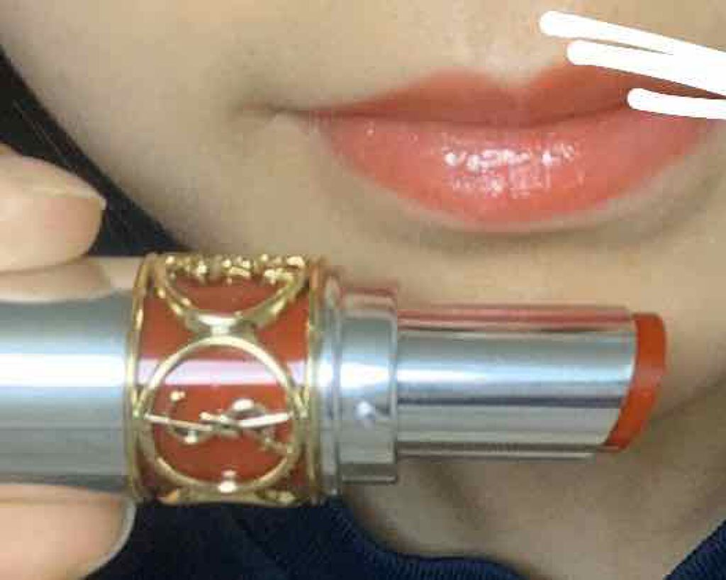 ルージュ ヴォリュプテ ロックシャイン/YVES SAINT LAURENT BEAUTE/口紅を使ったクチコミ(2枚目)