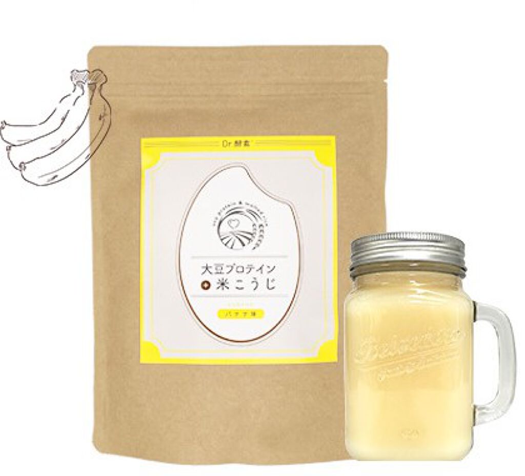 大豆プロテイン＋米こうじ バナナ味
