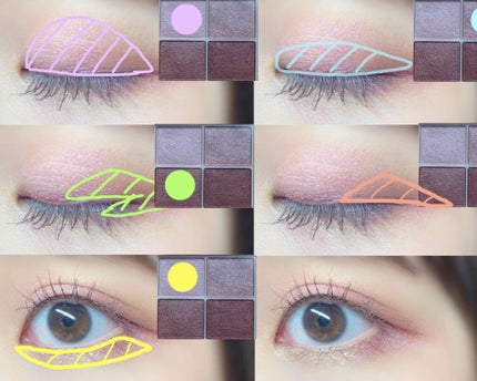 シルキースフレアイズ/キャンメイク/アイシャドウパレットを使ったクチコミ(2枚目)