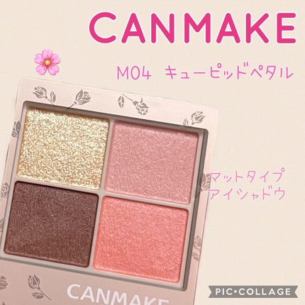 シルキースフレアイズ(マットタイプ)/キャンメイク/アイシャドウパレットを使ったクチコミ(1枚目)