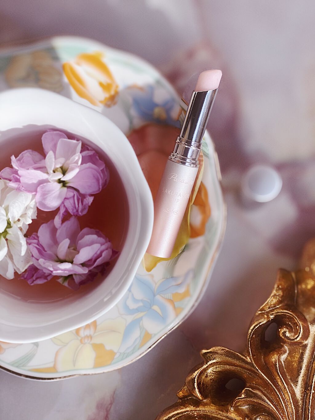 サクラヴェールリップ/パラドゥ/リップクリームを使ったクチコミ（1枚目）