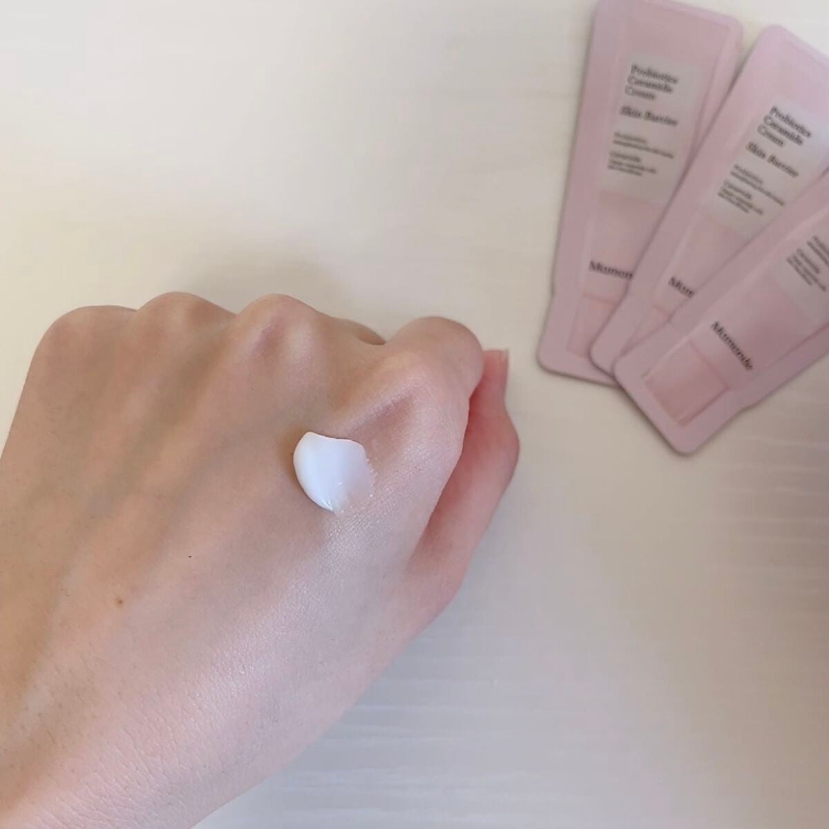 プロバイオティクスセラミドクリーム/Mamonde/フェイスクリームを使ったクチコミ(2枚目)