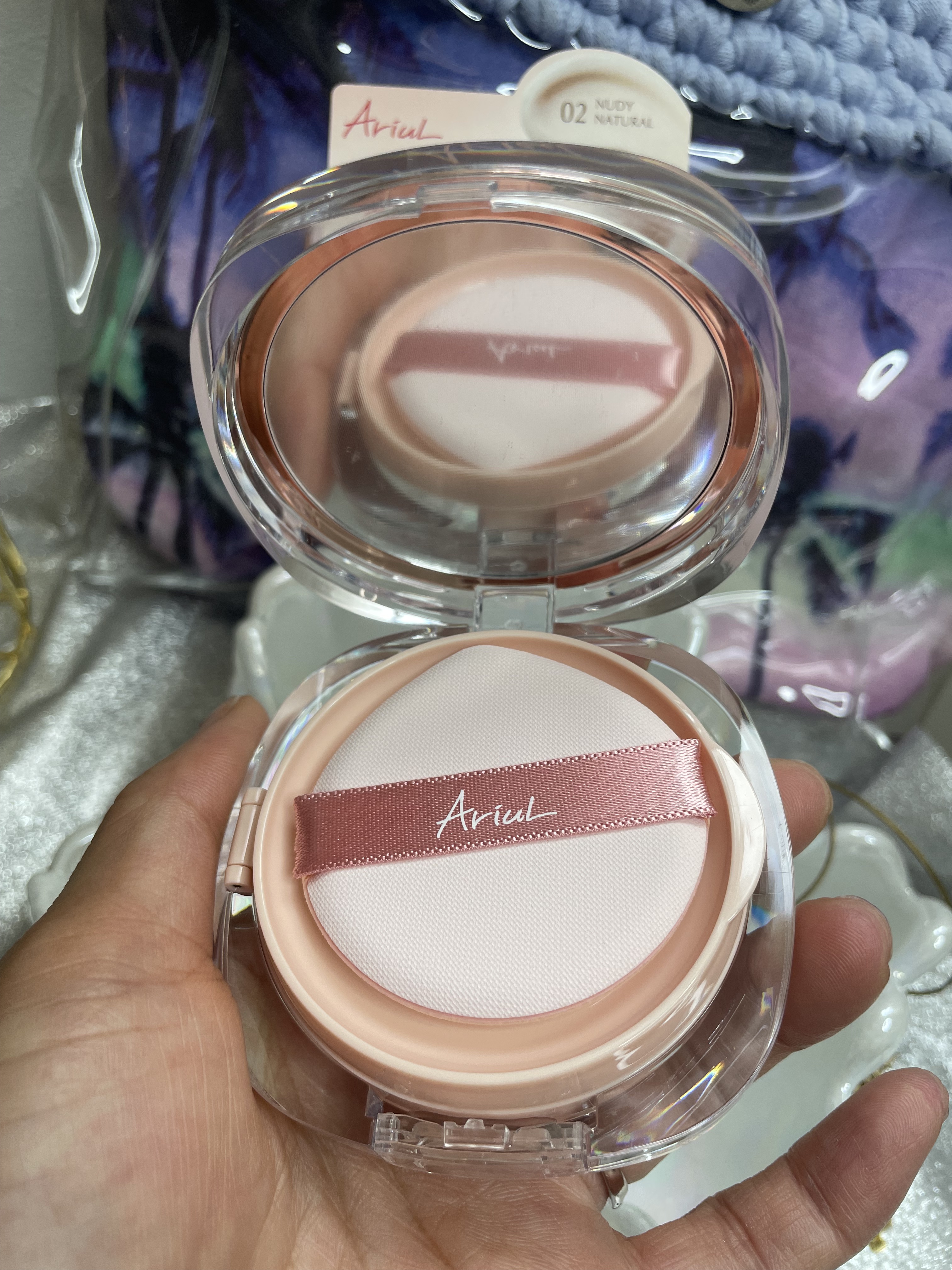 アリウル インクフェザーカバーラスティングクッション/Ariul/クッションファンデーションを使ったクチコミ（3枚目）