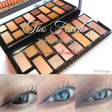 ボーン ディス ウェイ ザ ナチュラル ヌード アイシャドウ パレット/Too Faced/アイシャドウパレットを使ったクチコミ（1枚目）