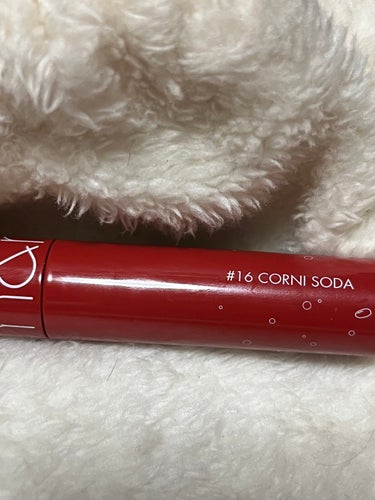 ジューシーラスティングティント 16 コルニソーダ(CORNI SODA)/rom&nd/口紅を使ったクチコミ（1枚目）