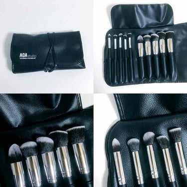 10-Piece Sculpting Brush Set + Brush Roll/AOA/メイクブラシを使ったクチコミ（2枚目）