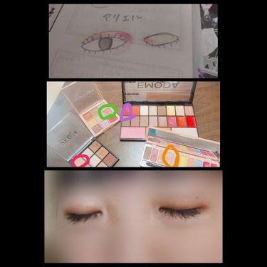 UR GLAM　BLOOMING EYE COLOR PALETTE/U R GLAM/アイシャドウパレットを使ったクチコミ（2枚目）