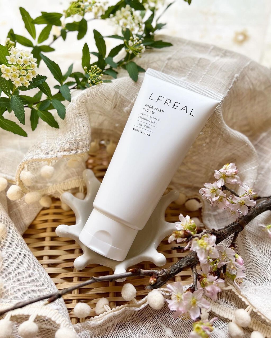 フェイスウォッシュクリーム/LFREAL/洗顔フォームを使ったクチコミ（1枚目）