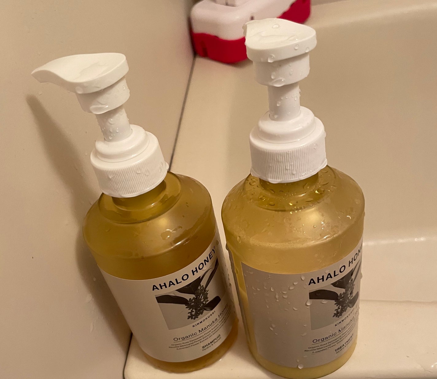 モイスト&リペア シャンプー&ヘアトリートメント 限定セット キンモクセイの香り/AHALO BUTTER/シャンプー・コンディショナーを使ったクチコミ(1枚目)