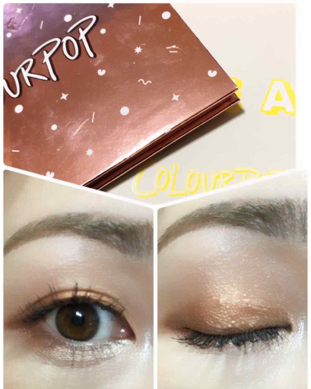 I Think I Love You/ColourPop/アイシャドウパレットを使ったクチコミ（1枚目）