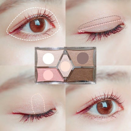 【旧品】パーフェクトスタイリストアイズ/キャンメイク/アイシャドウパレットを使ったクチコミ(2枚目)