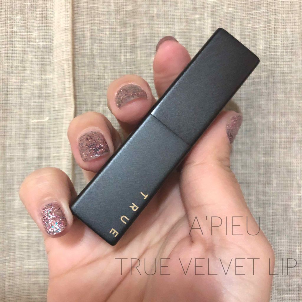 トゥルーベルベットリップスティック/A’pieu/口紅を使ったクチコミ（1枚目）