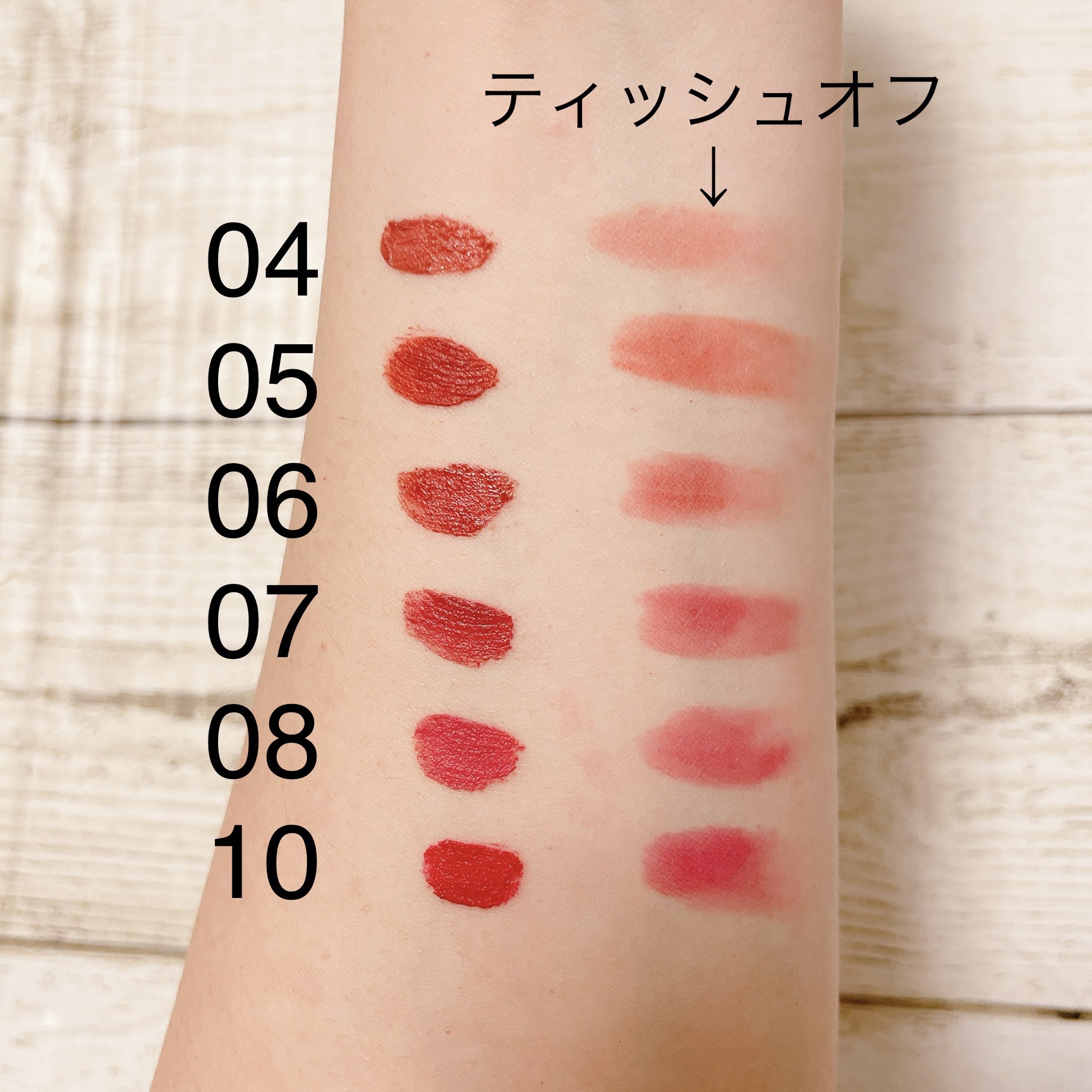 リップシルエットマットベルベットティント/i’m meme/リップティントを使ったクチコミ（2枚目）