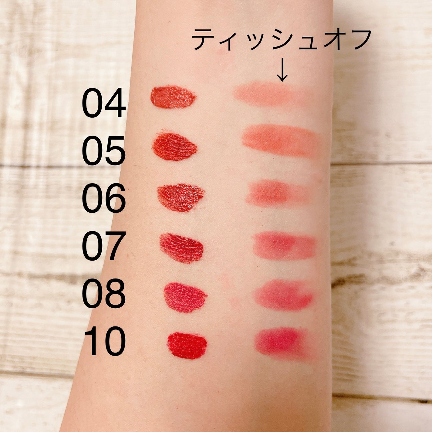 リップシルエットマットベルベットティント/i’m meme/リップティントを使ったクチコミ(2枚目)