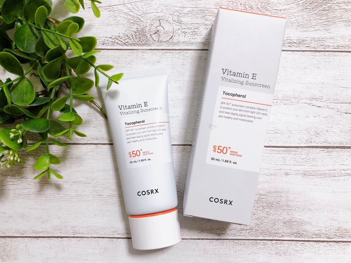 ビタミンEバイタライジングUVクリーム SFP50+/COSRX/日焼け止めクリームを使ったクチコミ(1枚目)