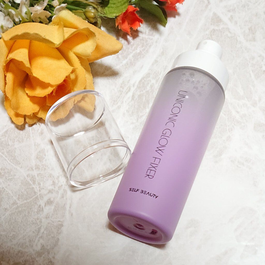 ユニコーン メイクアップグローフィックスミスト/SELF BEAUTY/フィックスミストを使ったクチコミ（3枚目）