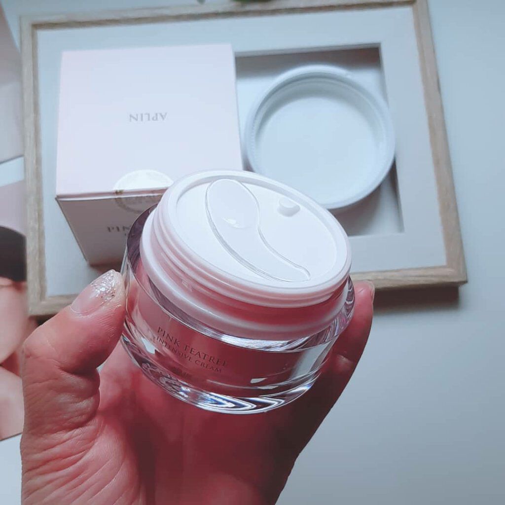 ピンクティーツリークリーム/APLIN/フェイスクリームを使ったクチコミ(2枚目)