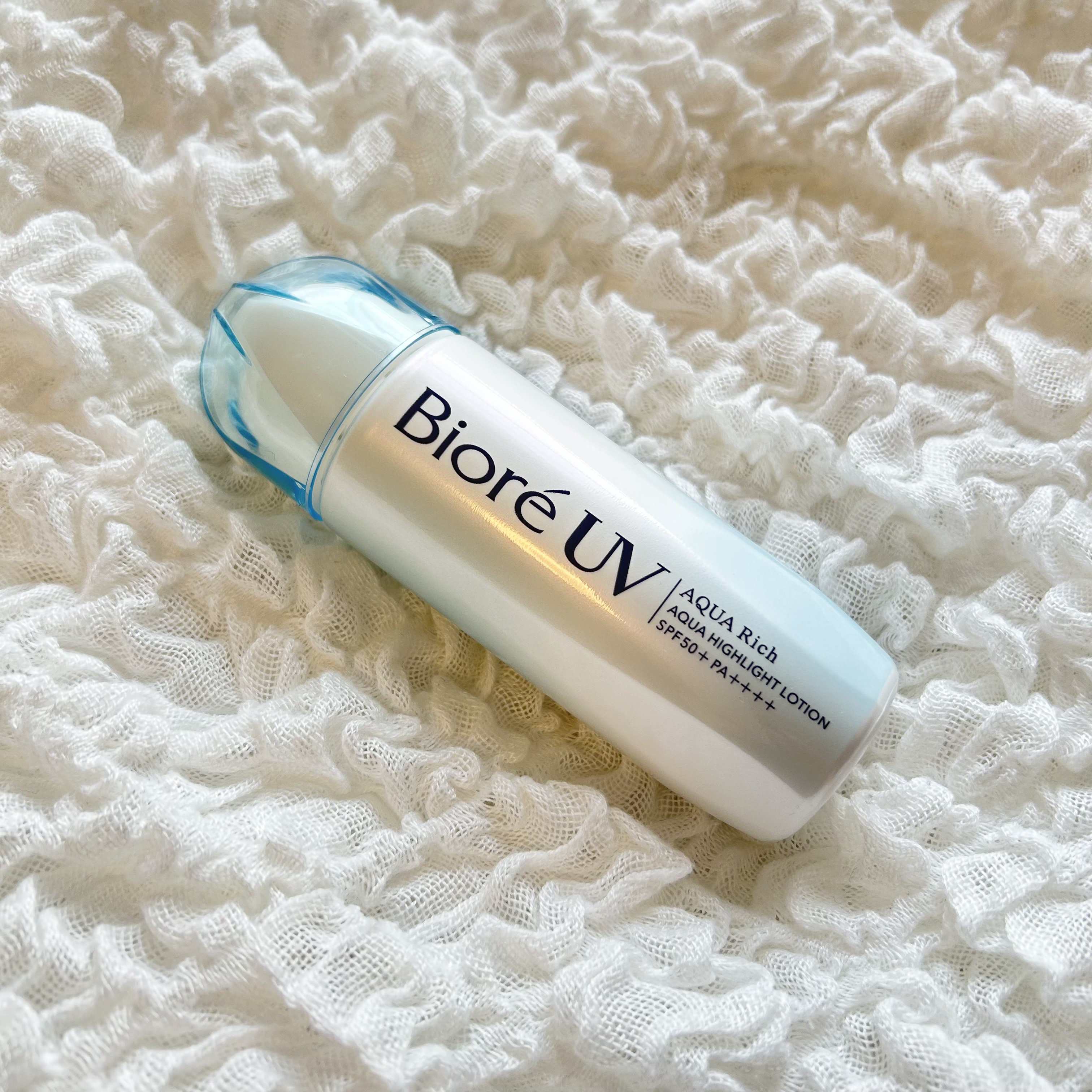 ビオレUV　アクアリッチ　アクアハイライトローション（水層ハイライトUV）/ビオレ/日焼け止めローションを使ったクチコミ（1枚目）