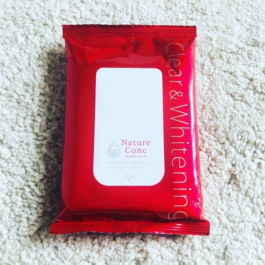 ネイチャーコンク 薬用 ふきとり化粧水シート/ネイチャーコンク/トナーパッドを使ったクチコミ（2枚目）
