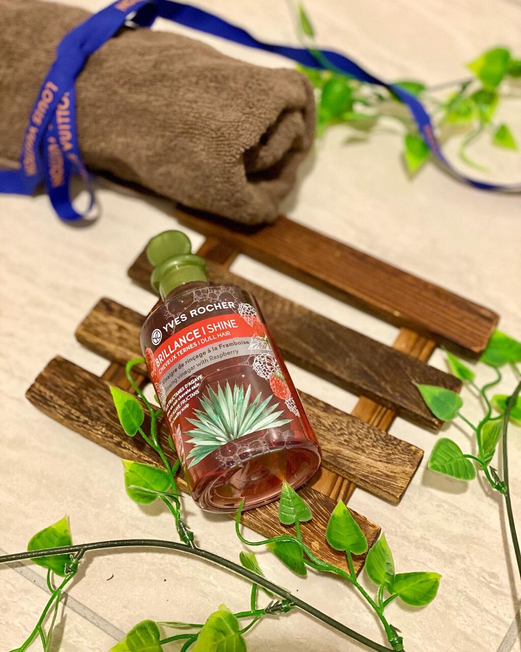 リンシングビネガー シルキーシャイン さらキララズベリー/イヴ・ロシェ/洗い流すヘアトリートメントを使ったクチコミ（1枚目）