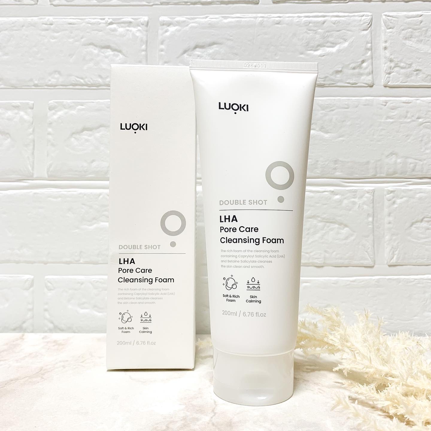 ダブルショットLHA毛穴ケアクレンジングフォーム /LUOKI/クレンジングクリームを使ったクチコミ（2枚目）