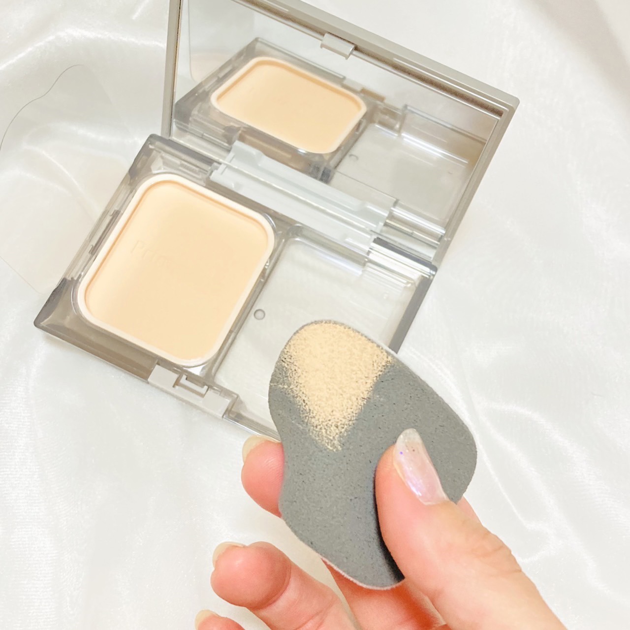 ダブルエフェクト パウダー OC03 オークル03/プリマヴィスタ/パウダーファンデーションを使ったクチコミ（3枚目）