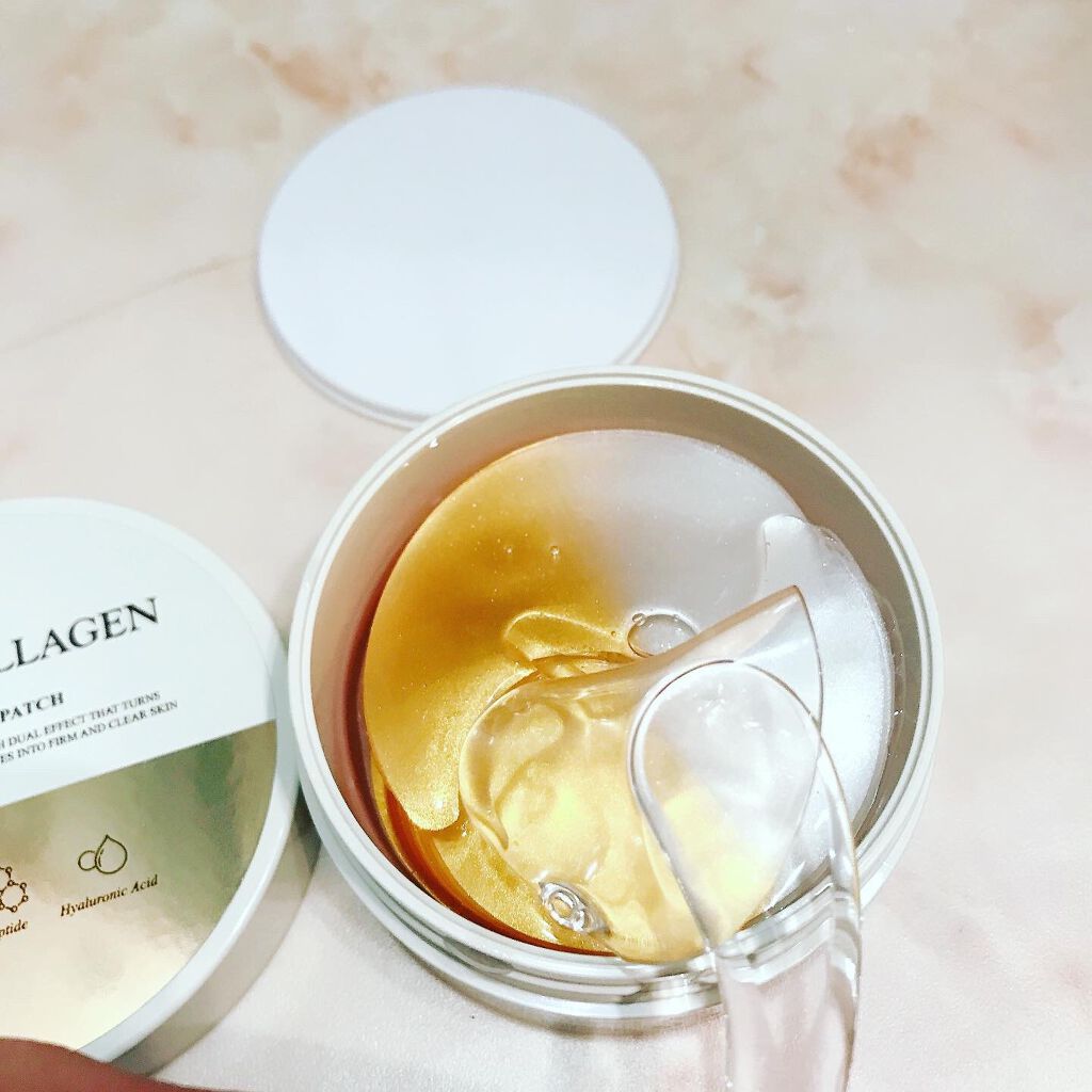 GOLD COLLAGEN DUAL EYE PATCH/SNP/アイケア・アイクリームを使ったクチコミ(2枚目)