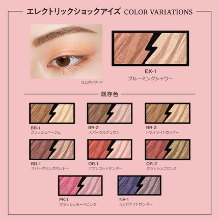 エレクトリックショックアイズ /KATE/アイシャドウパレットを使ったクチコミ(3枚目)