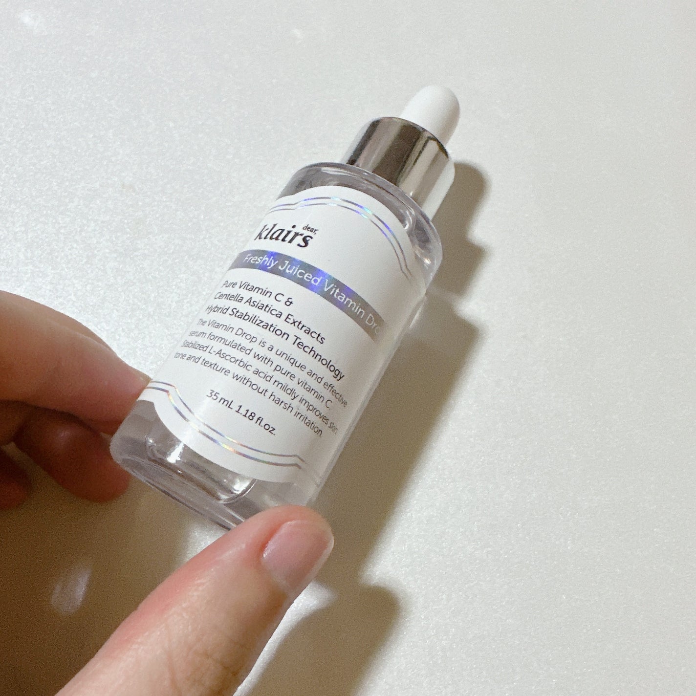 フレッシュリージュースドビタミンドロップ(35ml)/Klairs/美容液を使ったクチコミ(2枚目)