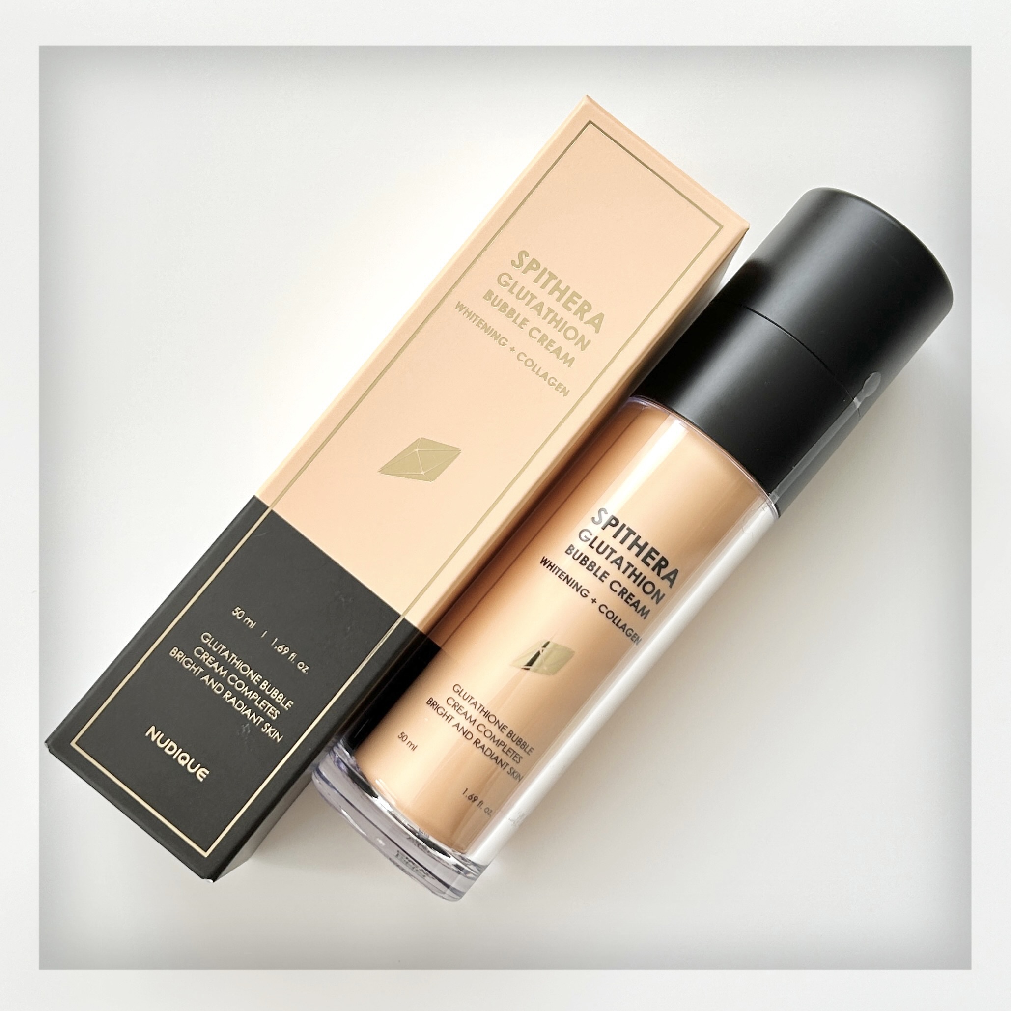 スピテラグルタチオンバブルクリーム/NUDIQUE/フェイスクリームを使ったクチコミ（1枚目）