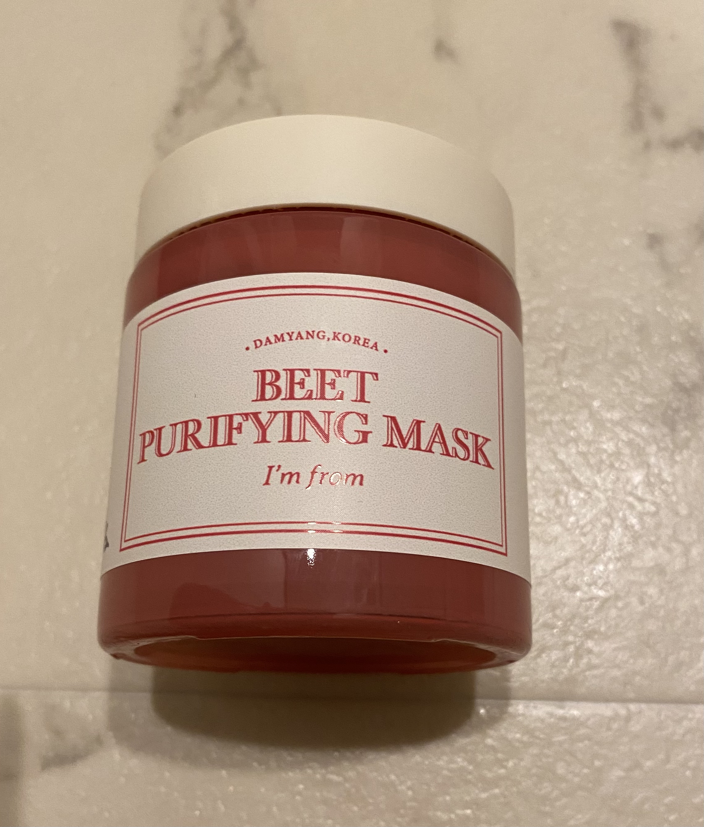 ビーツピュリファイングフェイスマスク/I'm from/洗い流すパック・マスクを使ったクチコミ（1枚目）