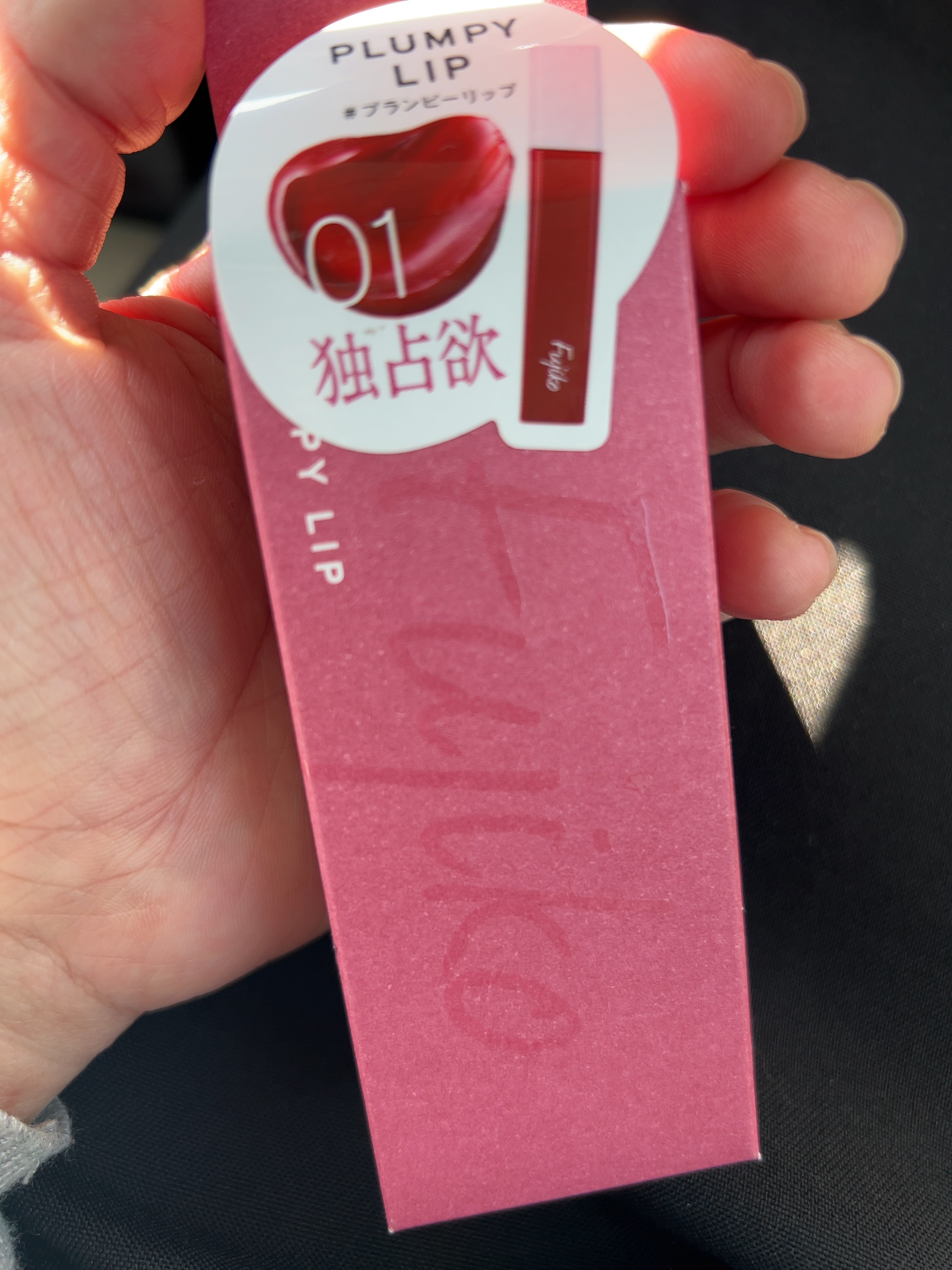 プランピーリップ 01 独占欲/Fujiko/リップグロスを使ったクチコミ（1枚目）