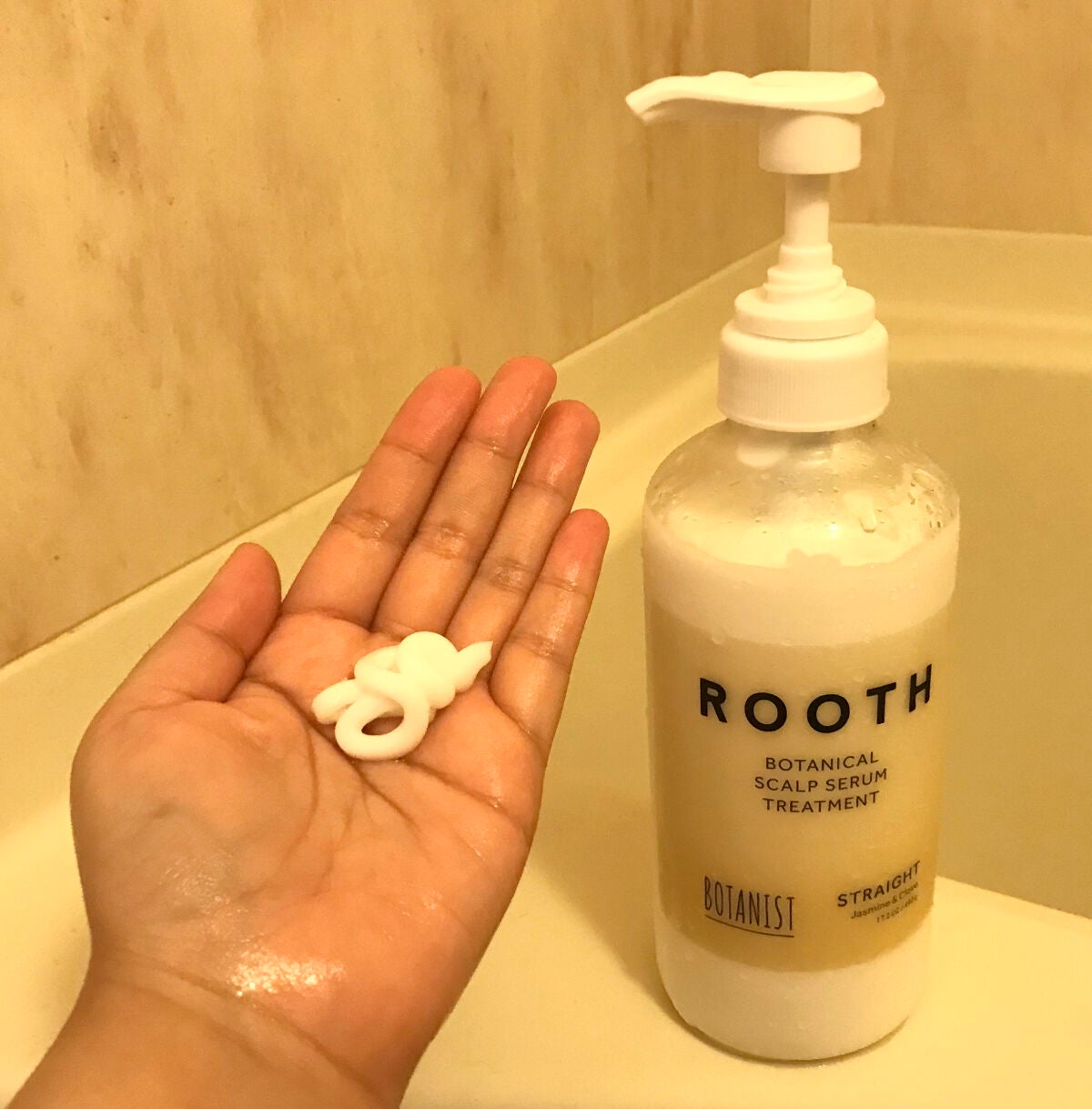 ルース ボタニカルスカルプセラム シャンプー・トリートメント(ストレート)/BOTANIST/市販シャンプーを使ったクチコミ(3枚目)