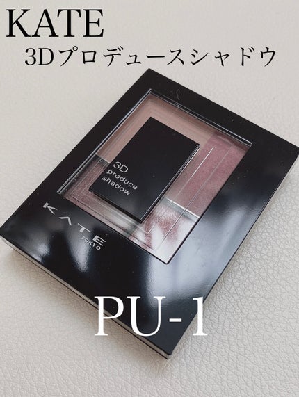 3Dプロデュースシャドウ/KATE/アイシャドウパレットを使ったクチコミ(1枚目)