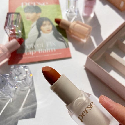 ベルベットフィックスリップバーム/perse/リップバームを使ったクチコミ(5枚目)