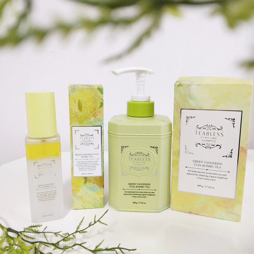 清柑柚子コンブチャパヒューム薄毛ケアシャンプー/TEABLESS/市販シャンプーを使ったクチコミ（1枚目）